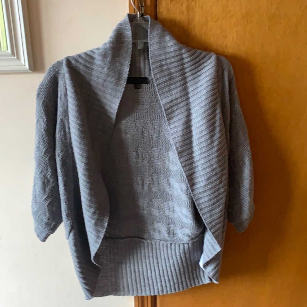 Gray cardigan